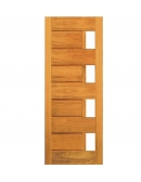 Porta Jundiaí com Visor - Madeira Maciça - Angelim