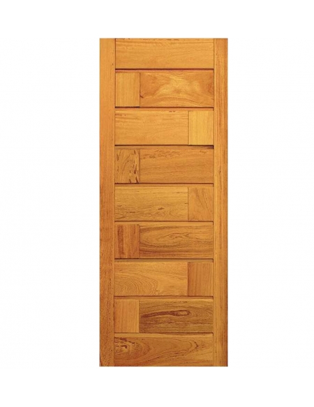 Porta 713 Brotas - Madeira Maciça - Angelim