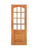 Porta Caiçara - Vidrinho - Madeira Maciça - Angelim