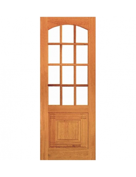 Porta Caiçara - Vidrinho - Madeira Maciça - Angelim