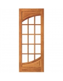 Porta Putiri Folha Vidrinho - Madeira Maciça - Angelim