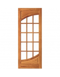 Porta Putiri Folha Vidrinho - Madeira Maciça - Angelim