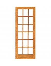 Porta Quadriculada Vidrinho - Angelim-pedra