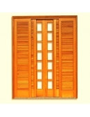 Porta Correr SL 01 - 03 Folhas - Angelim