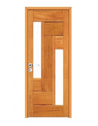 Kit Porta Pronta Estrelar com Visor Duplo - Madeira Maciça - Angelim