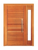 Porta Pivotante Buritis com Visor Lateral - Madeira Maciça - Angelim