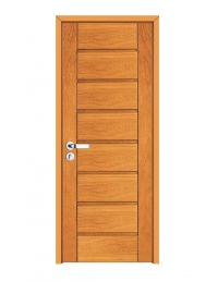 Kit Porta Pronta Horizontal Com Puxador 1m - Madeira Maciça - Angelim