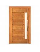 Porta Pivotante Contemporânea - Madeira Maciça - Angelim