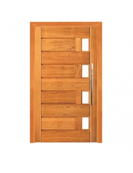 Porta Pivotante Jundiaí - Madeira Maciça - Angelim